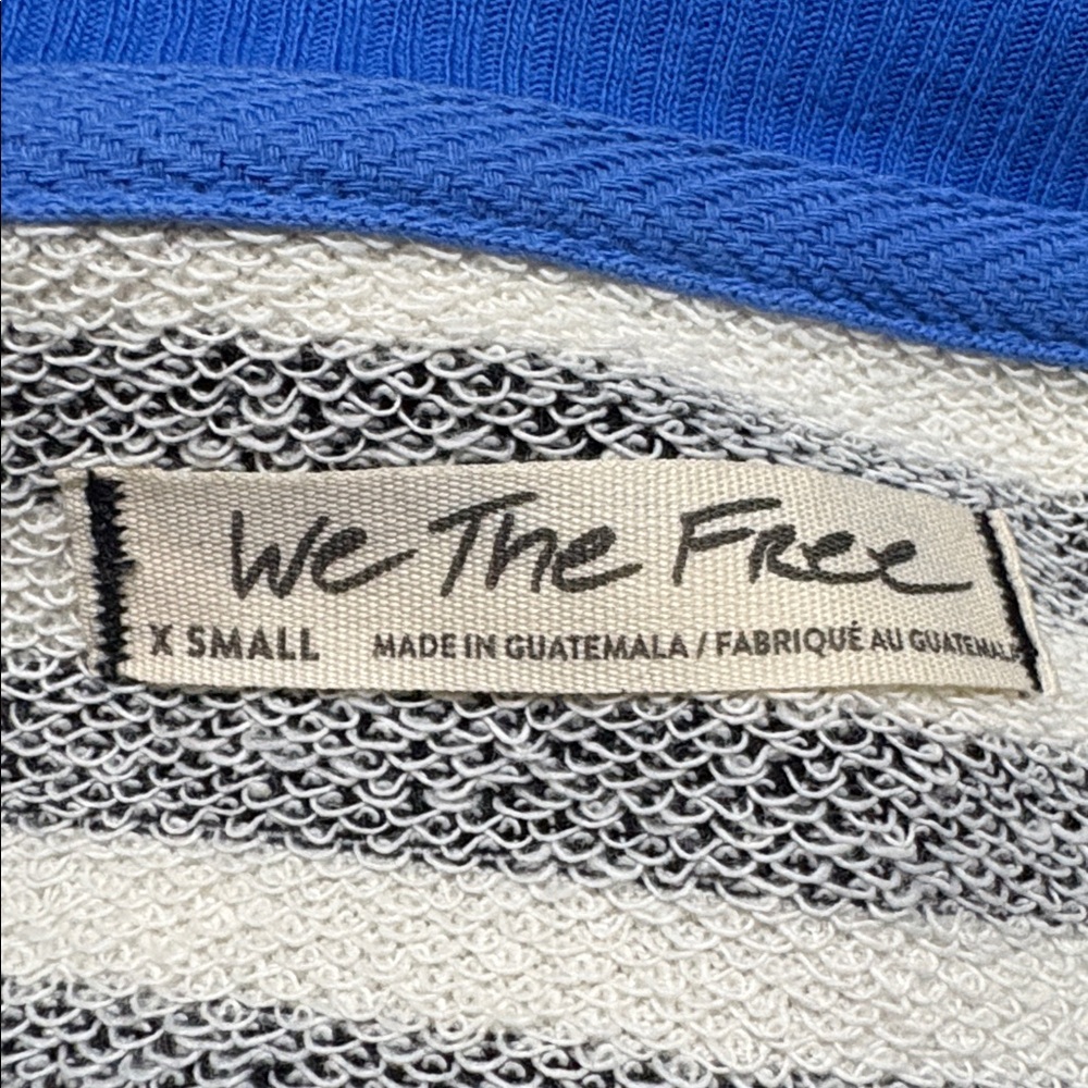 We The Free Classic Stripe Sweatshirt XS - Picture 5 of 8